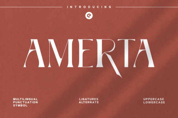 Amerta: A Modern Display Font That Elevates Digital Branding