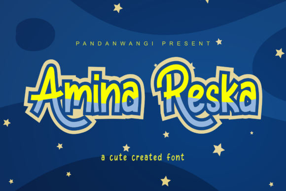 Amina Reska: A Friendly Display Font for Handmade Brands