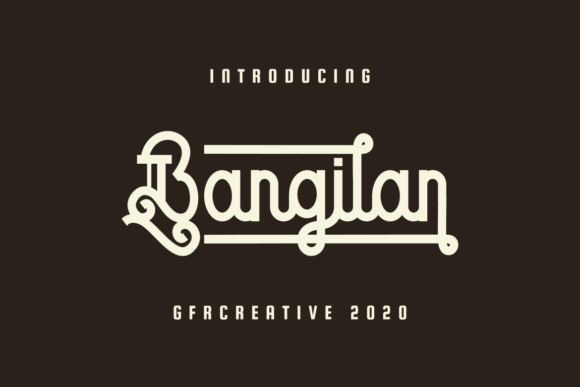 Bangilan: A Display Font That Anchors Editorial Mood