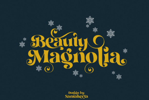 Beauty Magnolia: A Display Font That Feels Like Sunlight on Paper