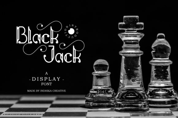 Black Jack with Chessboard: A Display Font for Editorial Clarity
