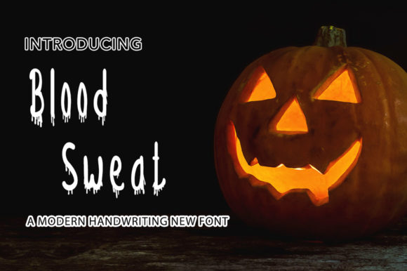 Blood Sweat Font for Handmade Creators