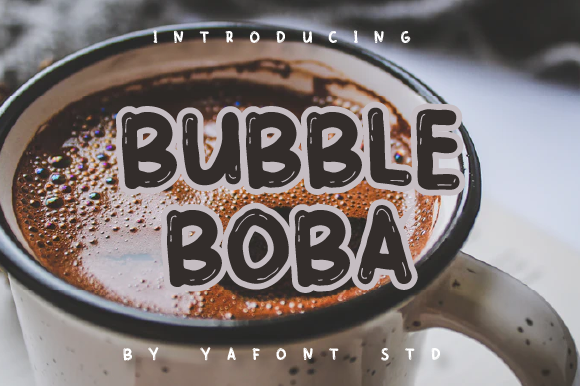 Bubble Boba: A Playful Display Font That Lifts Your Digital Brand