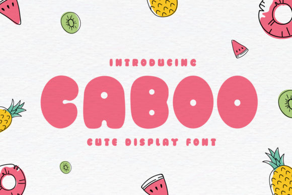 Caboo: A Chubby, Cheerful Display Font for Handmade Charm