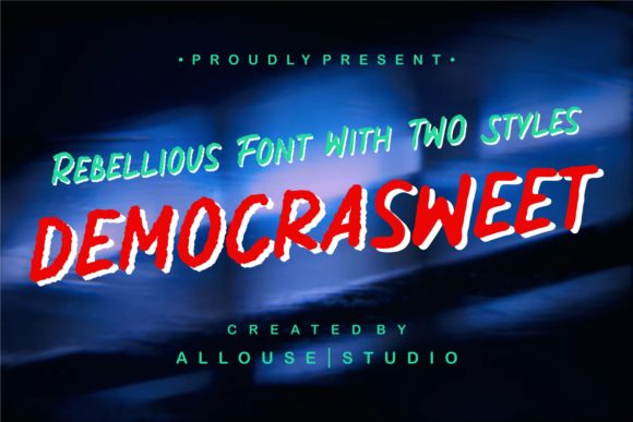 Democrasweet: A Display Font with Quiet Confidence