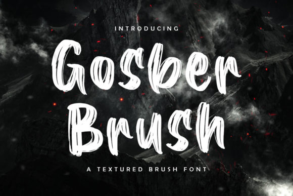 Gosber Brush: A Font That Speaks with Character