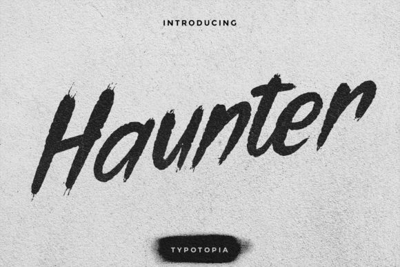 Haunter: A Display Font That Makes Your Headlines Stick