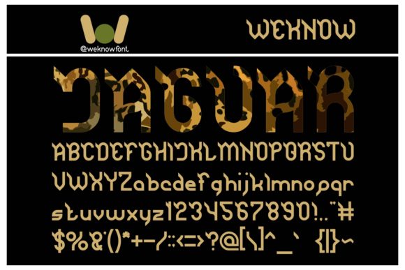 Jaguar: A Sharp, Fancy Display Font for Standout Branding