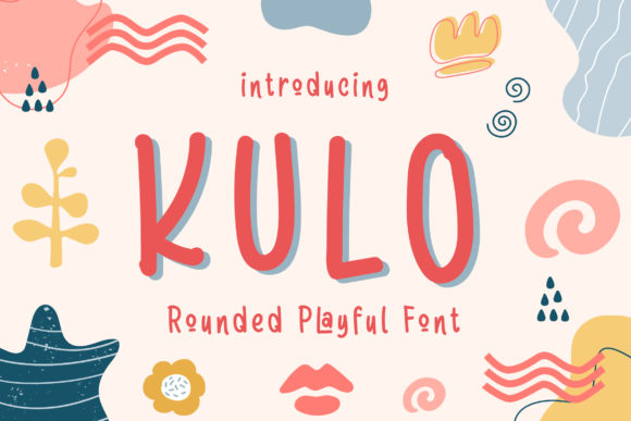 Kulo: A Playful Display Font That Feels Like a Smile