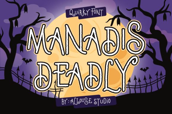 Manadis Deadly: A Spooky Display Font That Builds Brand Recognition