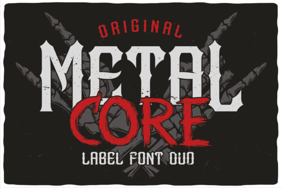 Metal Core: A Bold Font for Digital Branding