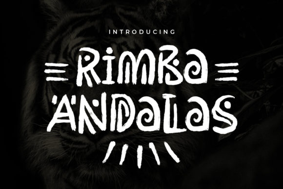 Rimba Andalas: A Tribal Display Font for Crafters and Designers