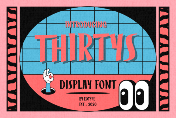 Thirtys: A Display Font That Feels Like a Deep Breath