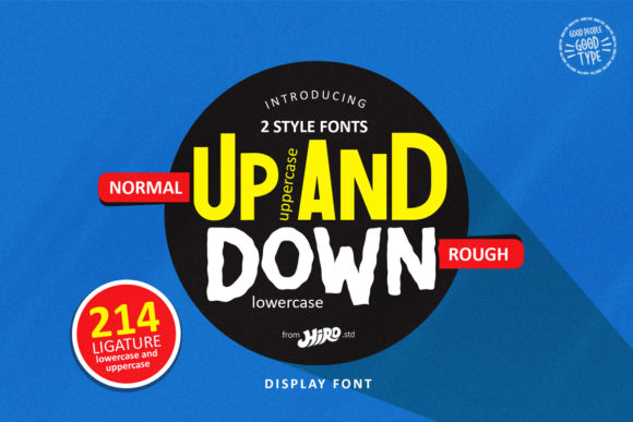 Up and Down: A Dynamic Display Font for Editorial Impact