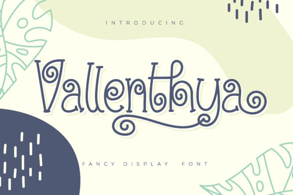 Vallenthya: A Display Font That Makes Campaign Headlines Feel Intentional