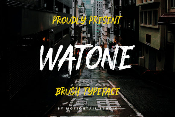 Watone Display Font for Bold, Trustworthy Branding