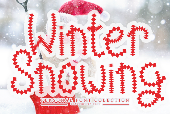 Winter Snowing: A Display Font That Adds Joy to Digital Headlines